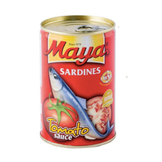 

RB Maya Sarden Kaleng 155g / Sarden Maya kecil / Sarden Maya saus tomat 155 gram / Sarden Kaleng