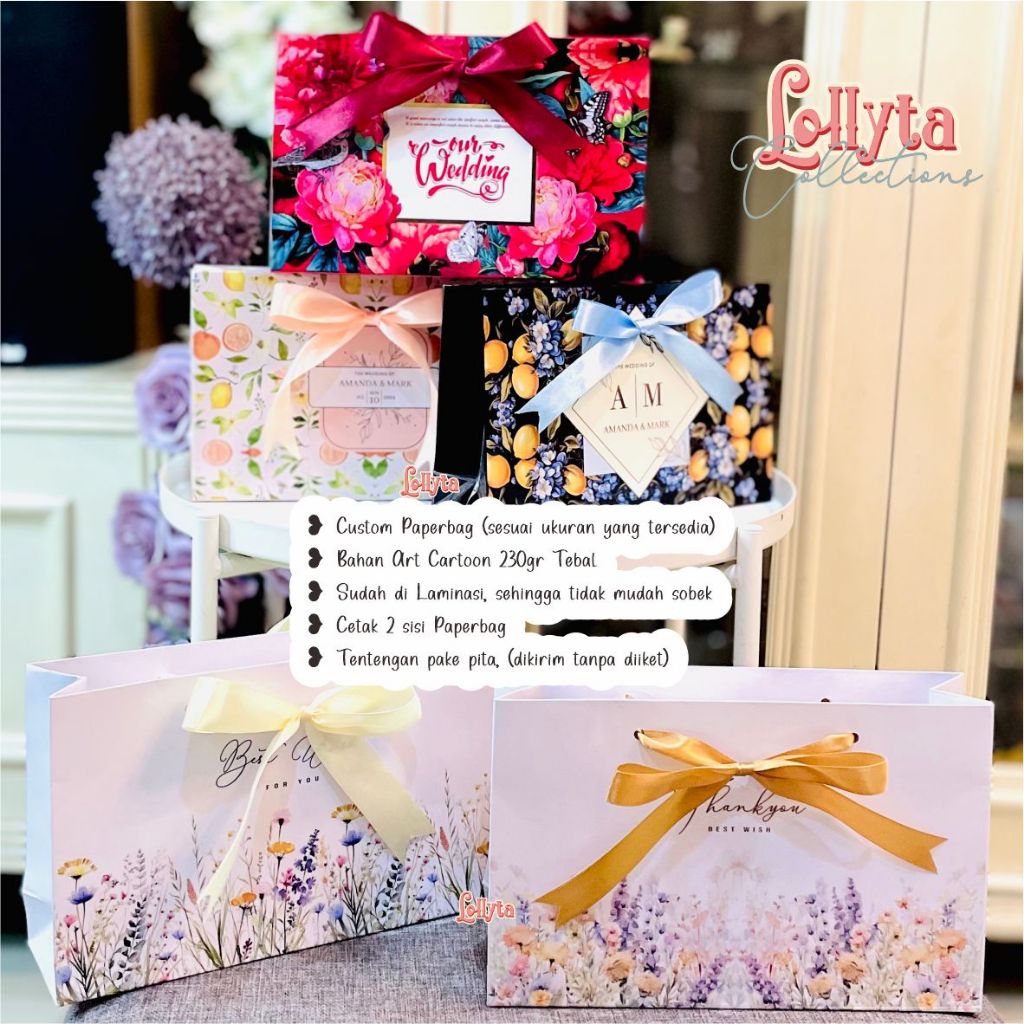 

PAPERBAG Custom Bridesmaid / Souvenir / kado Special Request