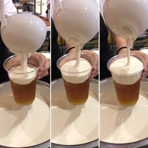 

MAKSIMAL Qudyew Sweet dan Cheese foam powder chese tea powder bubuk cheese tea 1 kg Qudyew