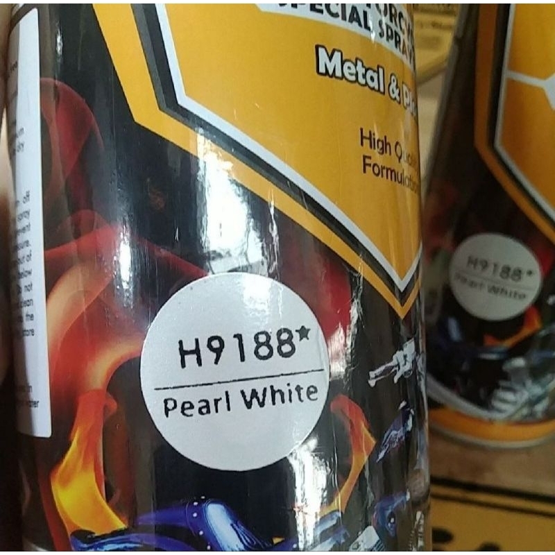 Pilok Pilox Cat Diton Premium Pearl White 9188 400cc Putih metalik metalik Putih mutiara Pilok Tahan
