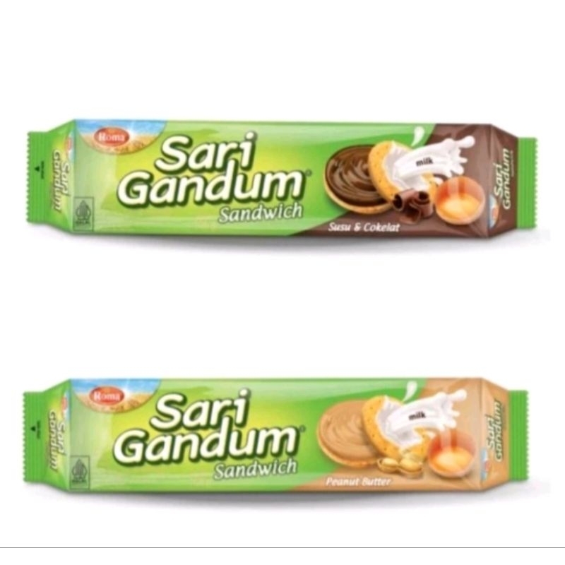 

ROMA SARI GANDUM 108 gram coklat kacang