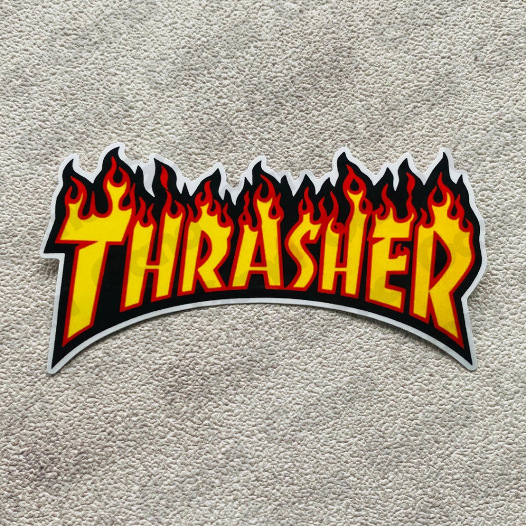 

Stiker Brand Thrasher Stiker Logo Thrasher Setiker Brand Distro Sticker Pack Aesthetic Helm Laptop
