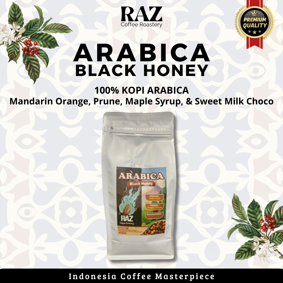 

Black Honey - Kopi Arabica - 1Kg - RAZ Coffee