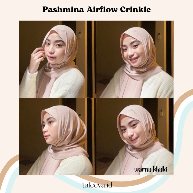 Pashmina Airflow Crinkle | Pashmina Airflow Pashmina Crinkle Shawl | Airflow premium