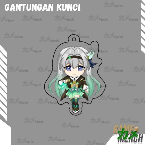 [KAMEMERCH] KeyChain / Gantungan Kunci / Ganci Game Anime Honkai Star Rail / HSR Firefly ( waifu don