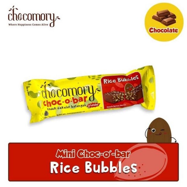 

TERBARU Chocomory Mini Choco Bar Rice Bubble 35g