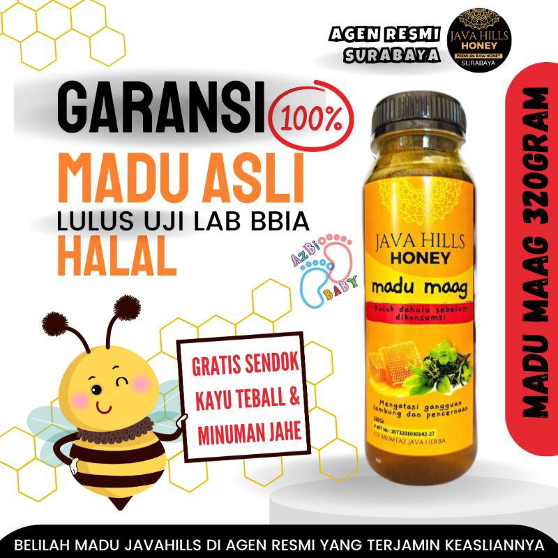 

AZBI BABY ❤️ MADU MAAG fresh nature pure MAAgh GERD ASAM LAMBUNG vertigo pusing JAVAHILLS HONEY JAVA HILLS MUMTAZ bisa cod ALAMI herbal berkualitas AMAN