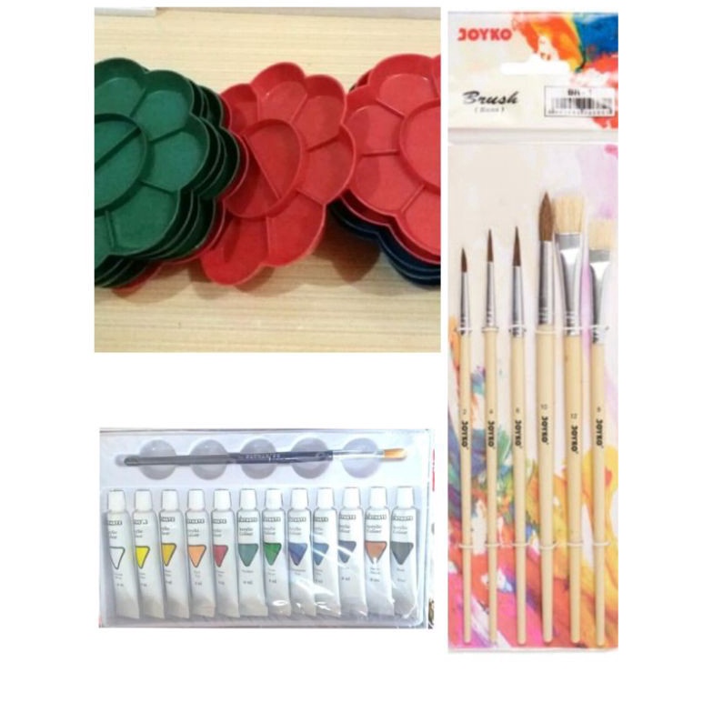 

TOP Paket Lukis cat akrilikkuaspalet