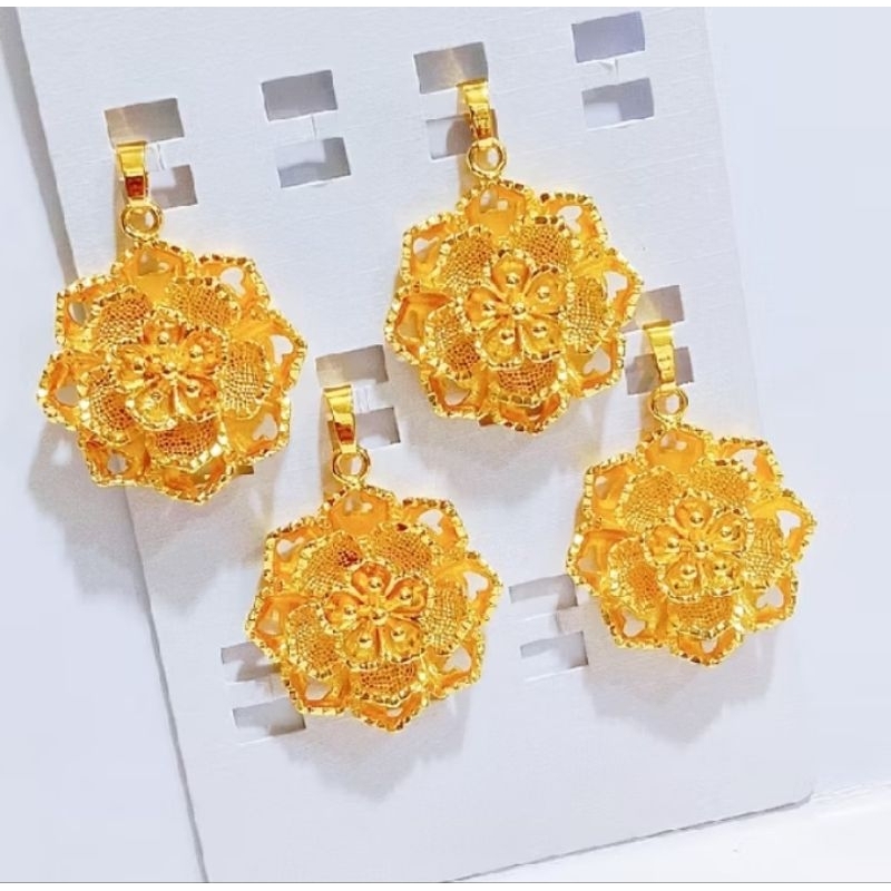 liontin bunga Kendari liontin kalung Kendari wanita