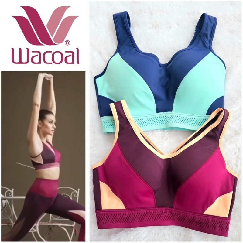 WACOAL DYNAMIC SPORT BRA SEAMLESS PAKAI KAWAT BUSA NORMAL IB 1024 SIZE 34B 34C 38B 38C BH OLAHRAGA J