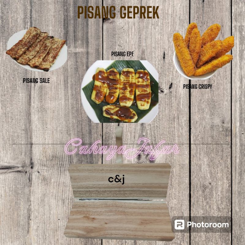 ALAT GEPREK PISANG, PISANG SALE,PISANG EPE,PISANG GORENG CRISPY