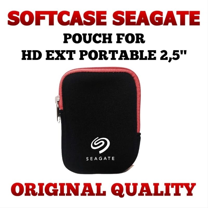 Softcase / Soft Pouch Hard Disk External 2.5" Black [ SALE ] HardDisk / SSD External Seagate/WD/Tosh