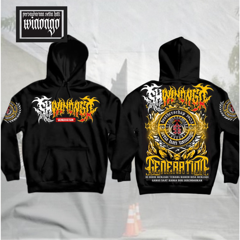 Hoodie PSHW Sh Winongo Generation 1903 Motif Terbaru Sablon Premium Dtf Anti Luntur Ninety Nine