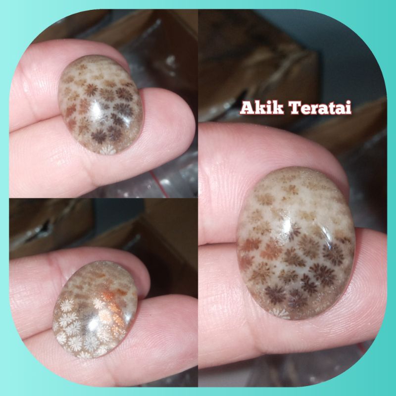 Batu Cincin Teratai Asli Natural