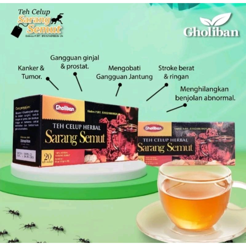 

Teh Celup Herbal Sarang Semut Gholiban