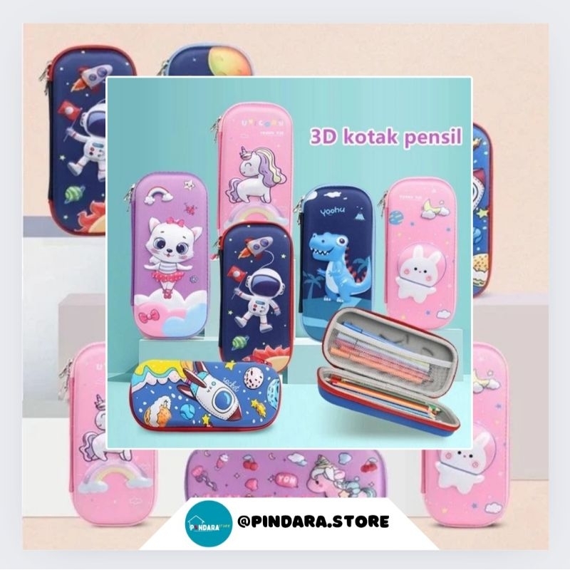 

Kotak Pensil 3D Karakter Lucu