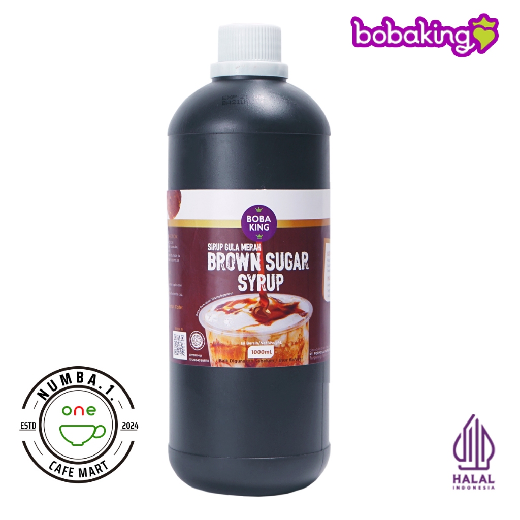 

1Lt Bobaking Brown Sugar Syrup (sirup gula merah)