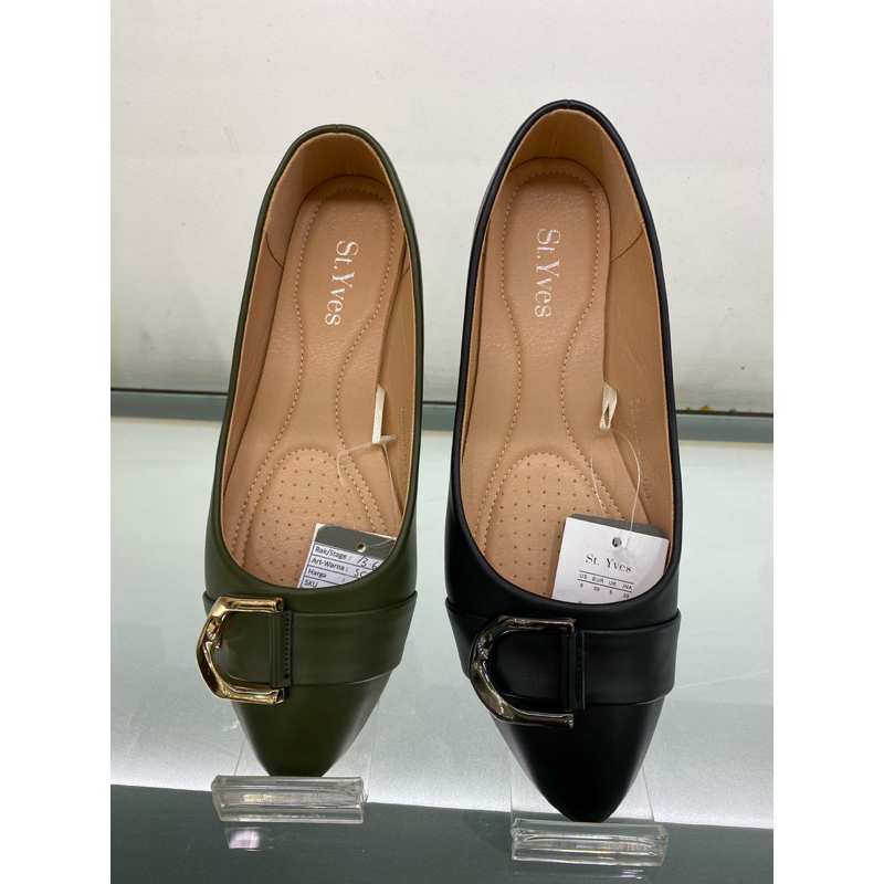 flat shoes brand st.yves || flat shoes wanita nyaman dipakai