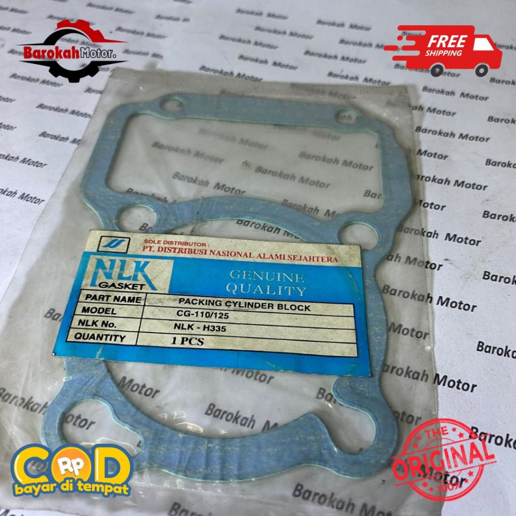 GASKET PACKING CYLINDER BLOK BB HONDA CG 110 CG 125
