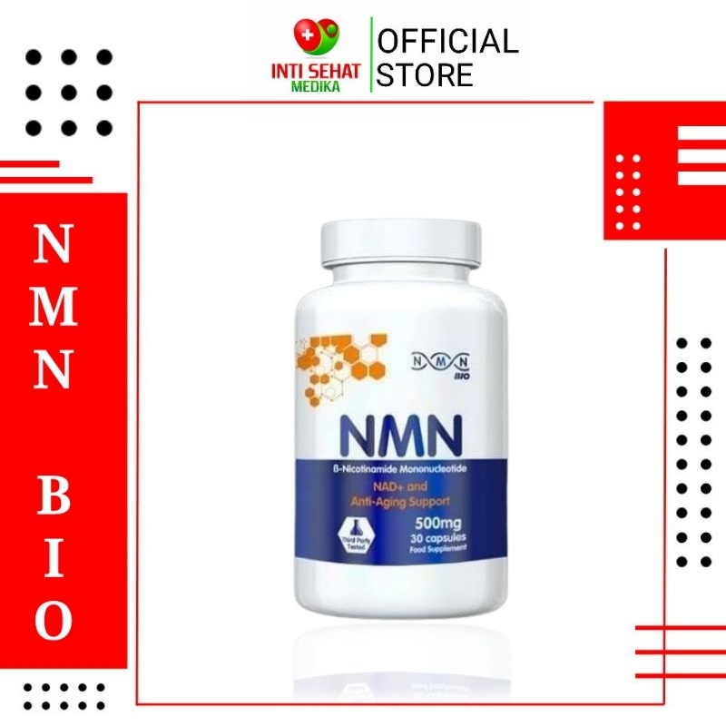 NMN B - Nicotinamide Mononucleotide NAD+ And Suplemen Herbal Anti Aging Asli Original