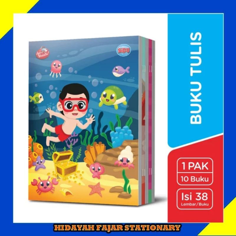

Buku tulis SIDU 38 Lembar Buku Tulis Sekolah anak SD SMP SMA Buku tulis sekolah