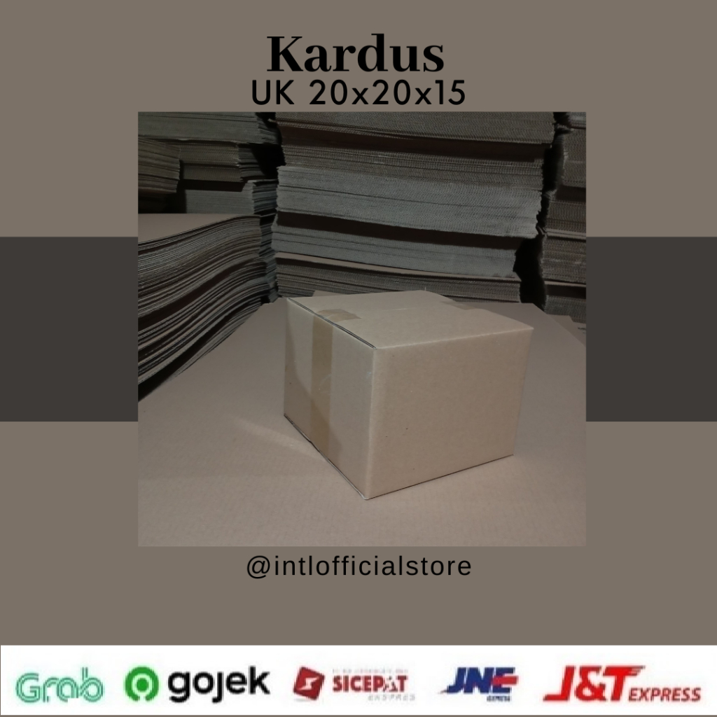 

Kardus Box Karton UK 20x20x15