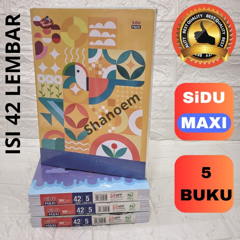 

BUKU TULIS SIDU ISI 42 LEMBAR 1 PACK CAMPUS BOXY ( 5 pcs)