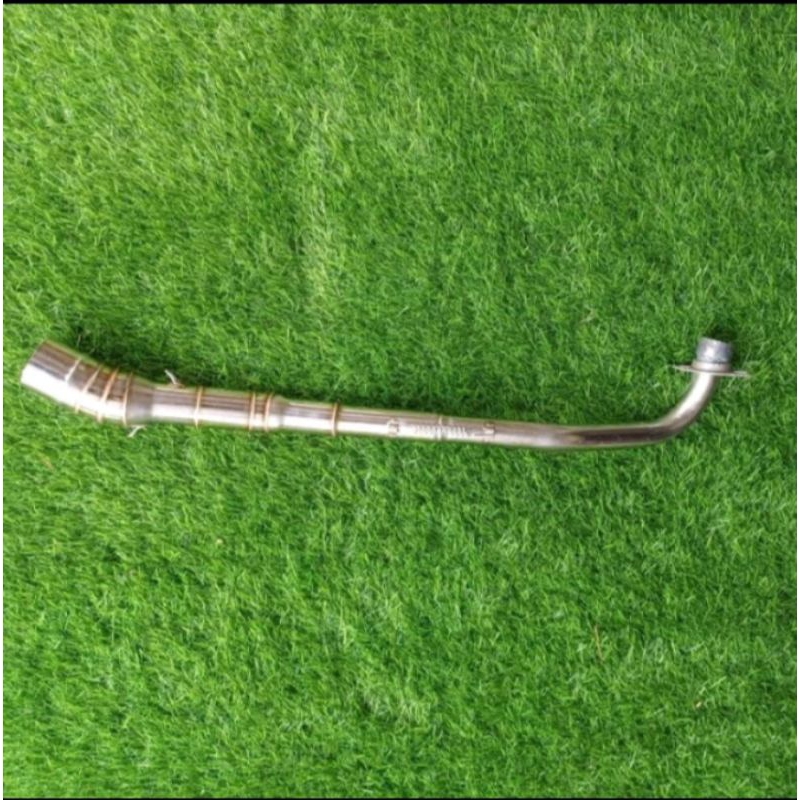 LEHER KNALPOT RACING BUAT MOTOR Supra fit semes