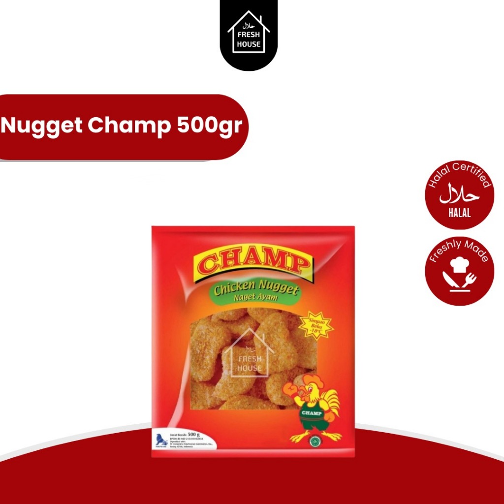 

NUGGET AYAM / CHAMP NUGGET AYAM 500G/ CHAMP NUGGET AYAM 1 KG