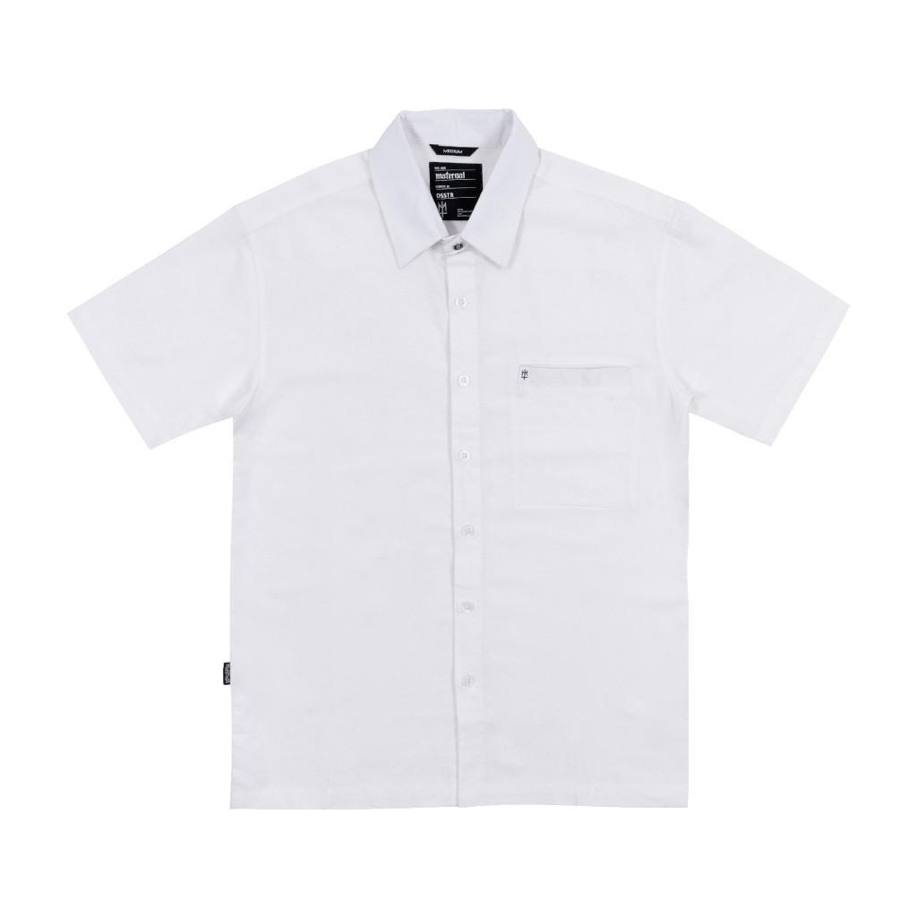 Maternal Disaster - Kemeja Lengan Pendek - Code "Wodfa" Putih - 100% Original