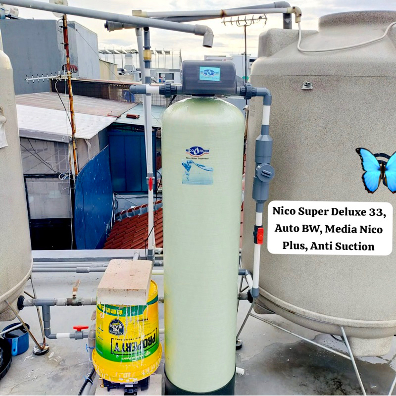 Filter Nico Automatic Back Wash Super Deluxe 33 . Penjernih Air Nico . Saringan Air Nico