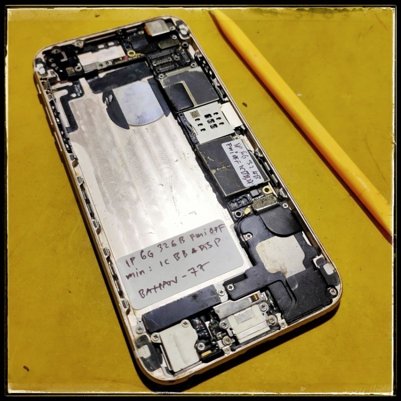 [ bahan-77 ] MESIN & Housing iPhone 6 32 GB | FMi Off | IC BB & display error | non iBox