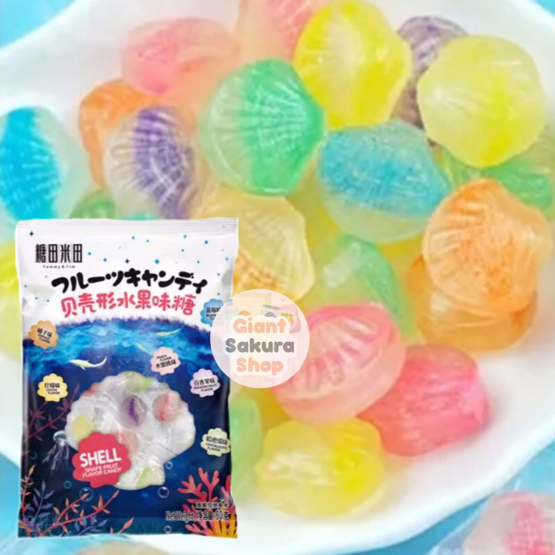 

Tommy & Tim Shell Shape Fruity Hard Candy / permen impor / candy