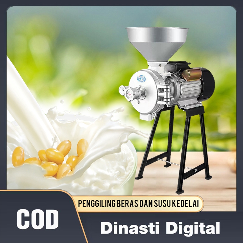 [COD]Mesin Penggilingan Kacang Cakram Penggiling Baja-Penggiling Pasta Beras-Mesin penggiling kacang