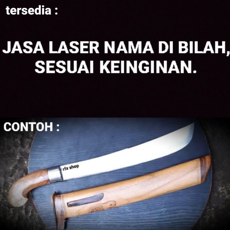 

JASA UKIR LASER NAMA_Bebas sesuai keinginan