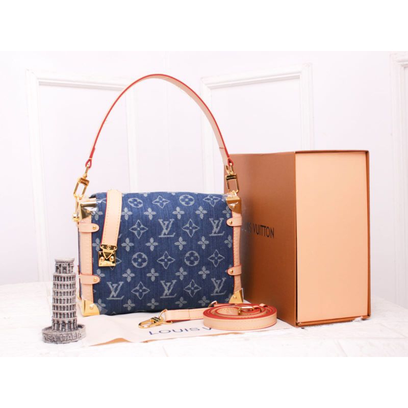 Lv Trunk Denim with Box Magnet (Double Box) 2818