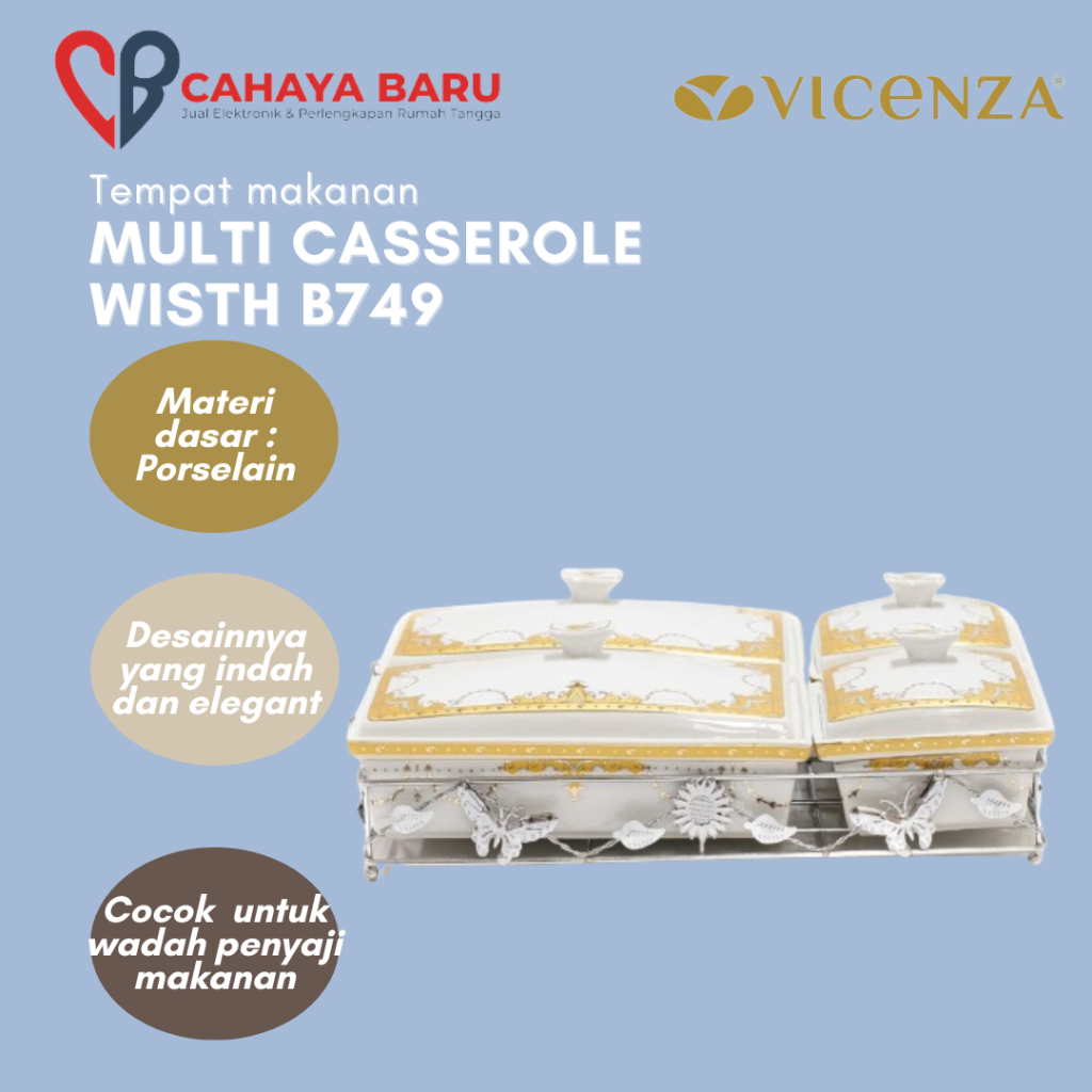 VICENZA MULTI CASSEROLE WISTH B749