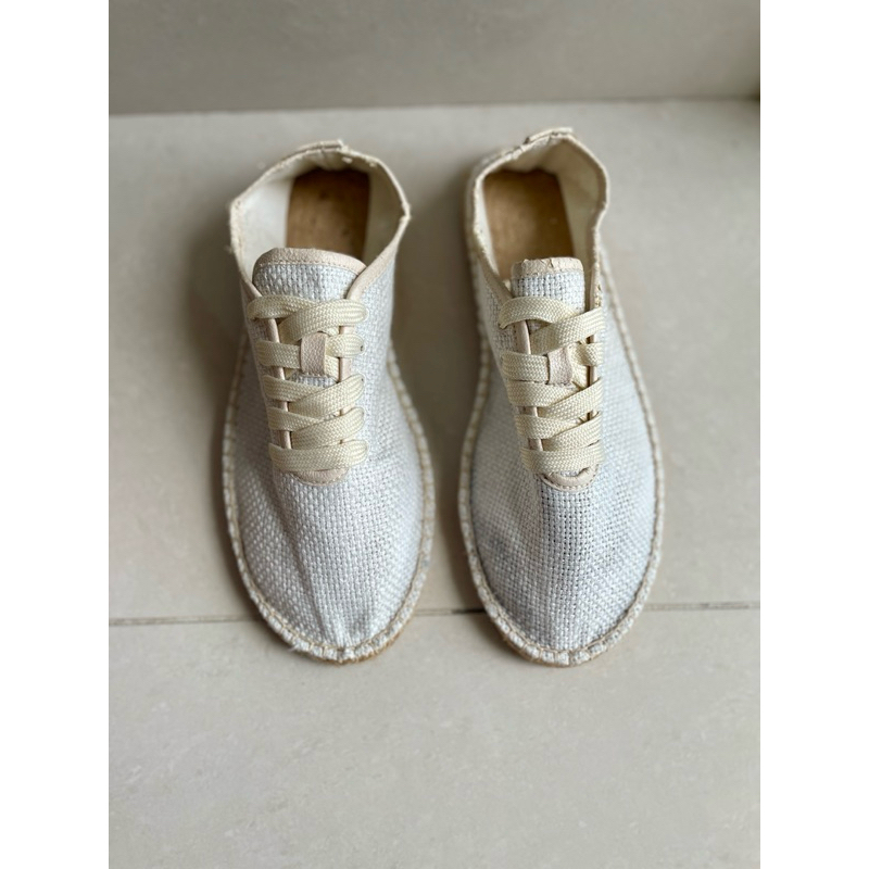 [PRELOVED] Sepatu Espadrilles Pria - Putih Uk. 43
