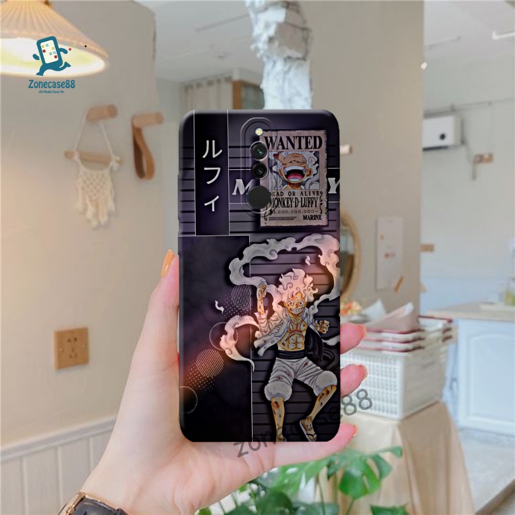 #ZC02 Casing Handphone Redmi 8 / 8A Pro - Case Procamera Motif Luffy - Silikon Hp