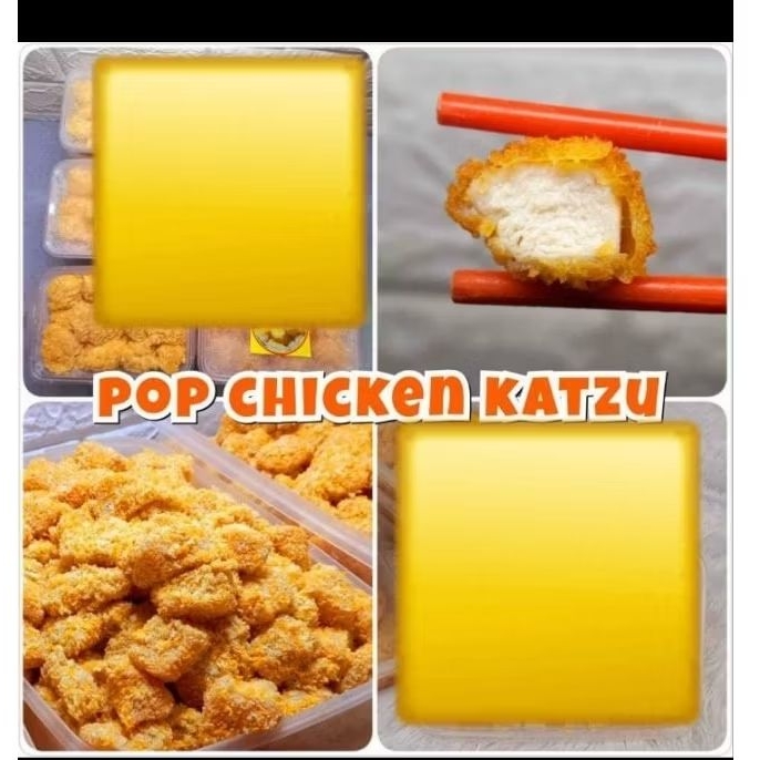 

KATSU CHICKEN POP HOME MADE/ CHICKEN POP KATSU BOX PIRINGFOODS