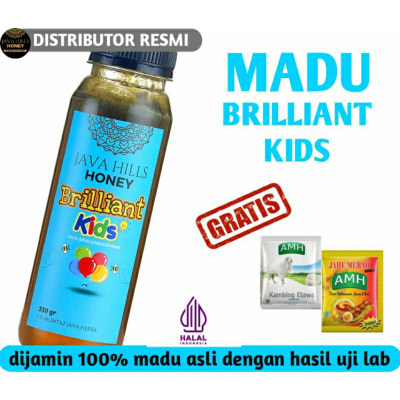 

madu brilliant kids javahills honey Madu anak penambah nafsu makan madu anak pintar 330gram