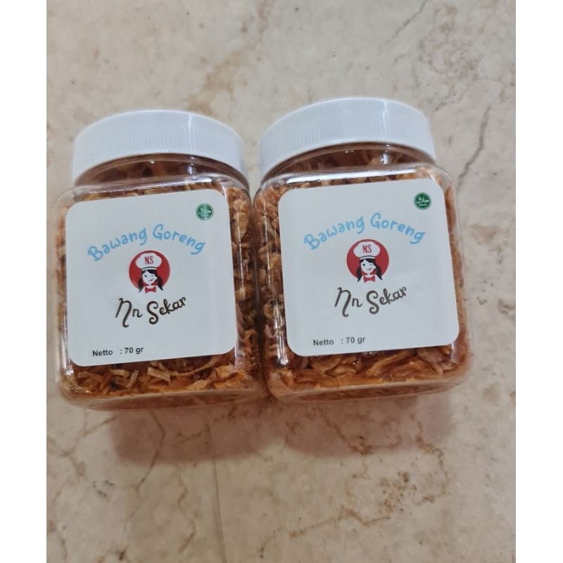 

BAWANG GORENG NONA SEKAR GARING RENYAH MANTAPPP - 70 gram