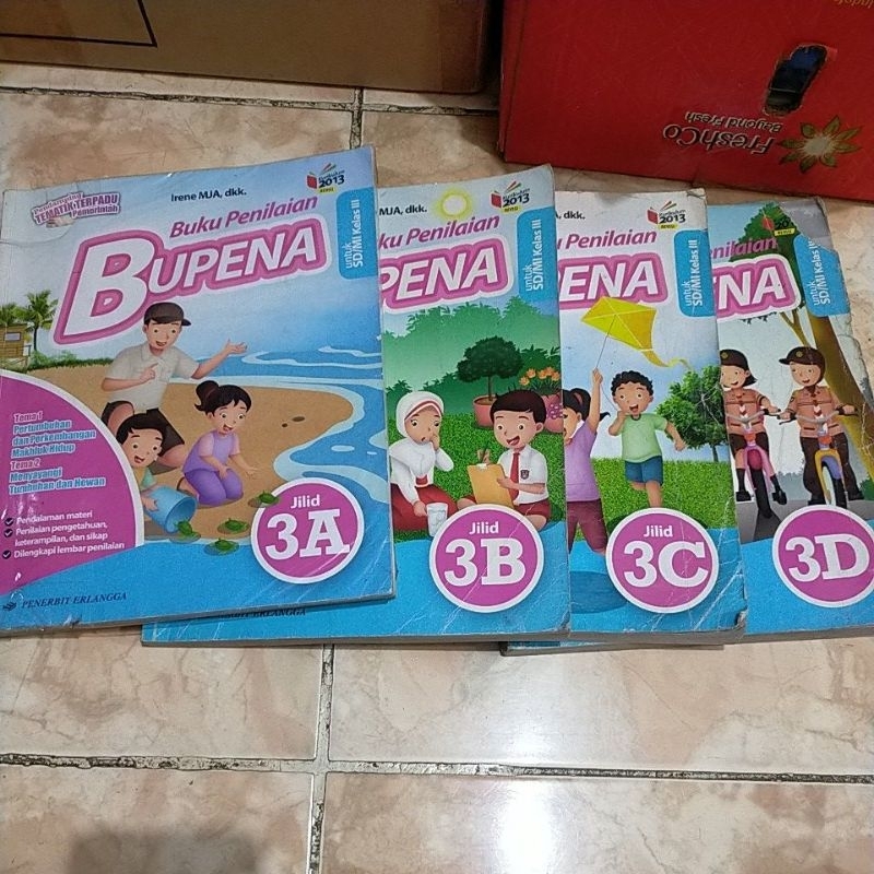 buku bupena kelas 3 ( A,B,C,D)