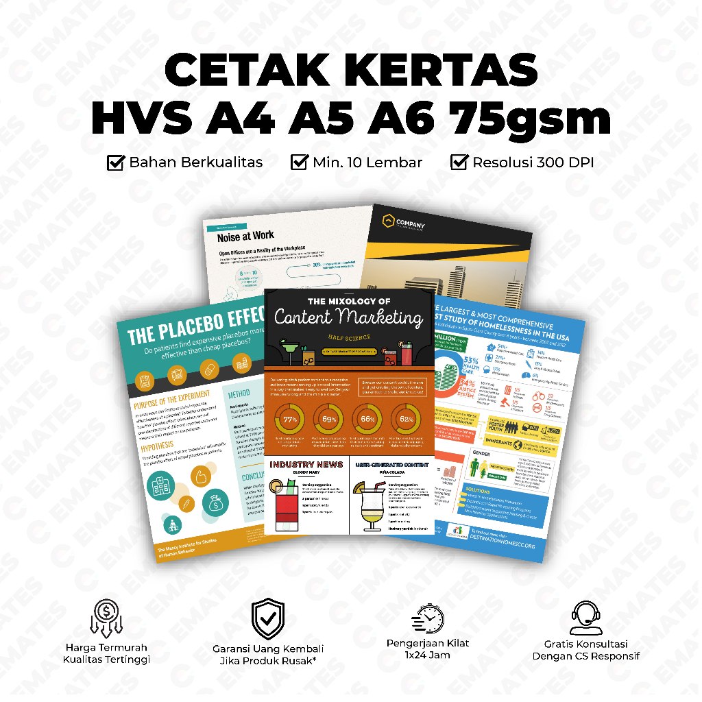 

[Print] Jasa Print Cetak Dokumen HVS A4 Full Colour Berwarna 75gsm