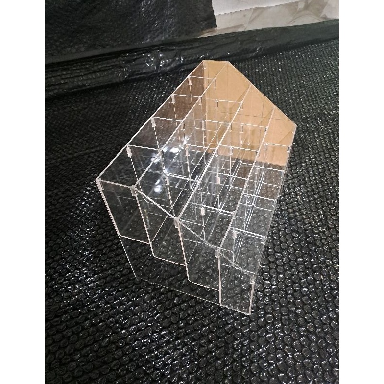 

KODE A4O6 Tempat pulpensepidolpen hoder acrylik 311719cm