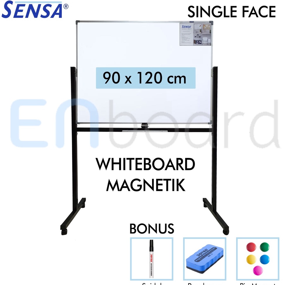 

KODE Y9Z6 Papan Tulis Whiteboard White Board Standing Magnet Single Face Sensa 9 x 12 cm
