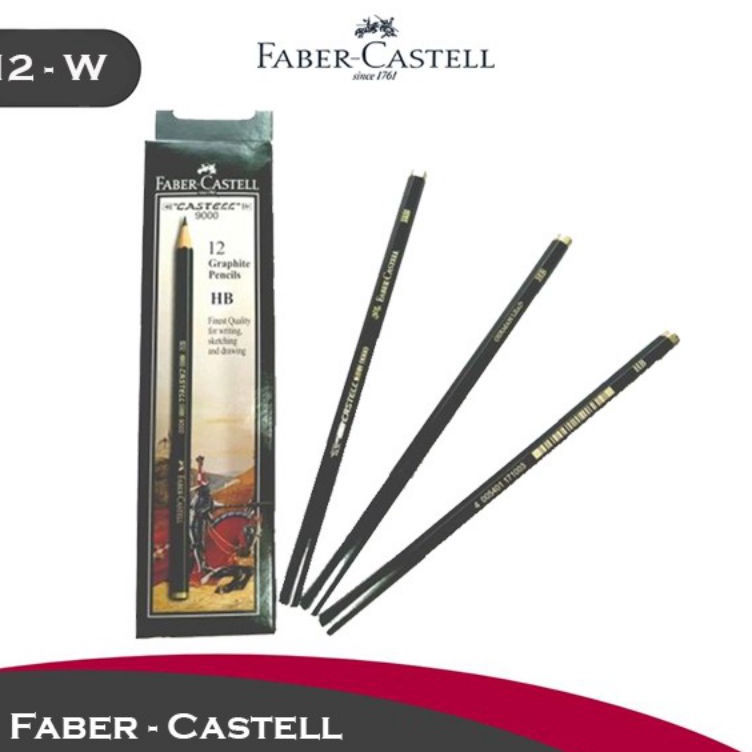 

KODE I6J Pencil Pensil Faber Castell 2B 12pcs