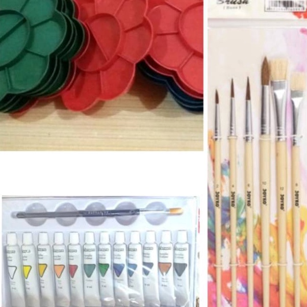 

KODE L9F2 Paket Lukis kuascat akrilikpalet