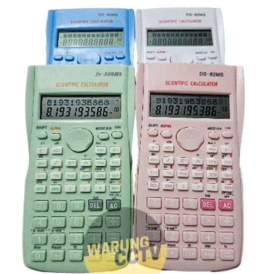 

KODE S1U6 KALKULATOR SCIENTIFIC KENKO KK82MS calculator ilmiah anak sekolah sin cos tan 2 line baris 12 digit pink hijau biru