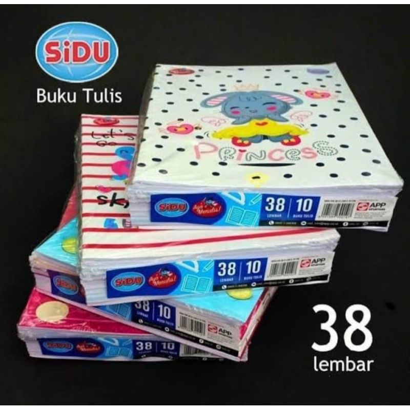 

[AW] BUKU TULIS SIDU 38 LEMBAR (PCS) - Buku Tulis SinarDunia/Buku Tulis Sinar Dunia/Buku Tulis Sidu/Buktul SinarDunia/Buktul Sinar Dunia/Buktul Sidu